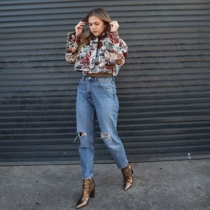 Zara mom jeans